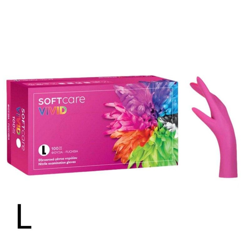 Ръкавици Fuchsia Vivid L 100 бр от Master Imperia