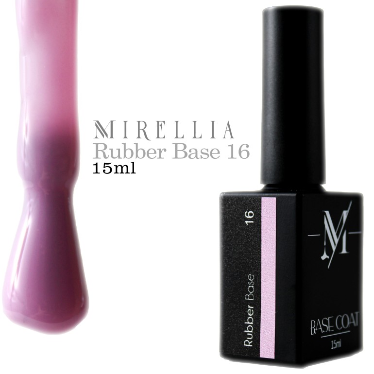 База за гел лак Rubber Base 16 15мл от Mirellia nail Systems  от Master Imperia