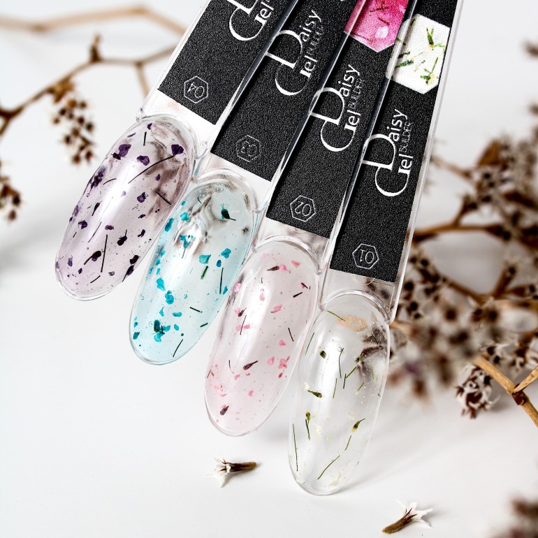 Гел със сухи цветя Daisy Builder Gel 01 5 мл
