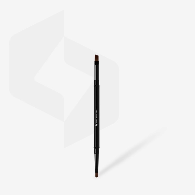 Двустранна четка за гел STALEKS EXPERT 7/9мм