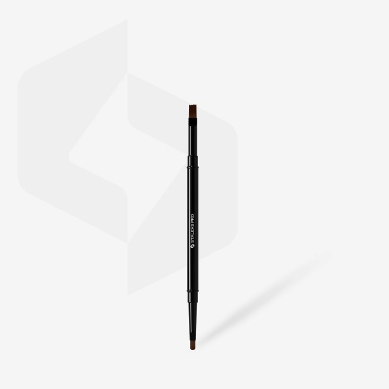 Двустранна четка за гел STALEKS EXPERT 7/10мм